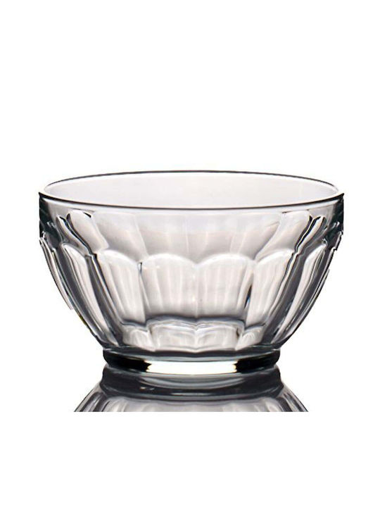 Hermia Serving Bowls Round Glass White With Diameter 15cm 2 Pieces