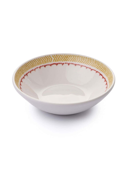 Hermia Round Ceramic Serving Bowls Diameter 14cm 6 Pieces