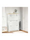 Shoe Organizer Made of Solid Wood 99x32x144.5cm