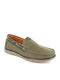 Men's Moccasins In Green Colour 223/85663_Khaki