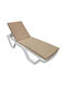 Sofa Del Atelier Waterproof Sunbed Cushion with Backrest Beige 60x180cm