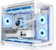 1STPLAYER MV6 TP Gaming Mini Tower Κουτί Υπολογιστή με Πλαϊνό Παράθυρο Λευκό