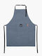 Nef-Nef Homeware Lorin Küchenschürze Blau 86x60cm