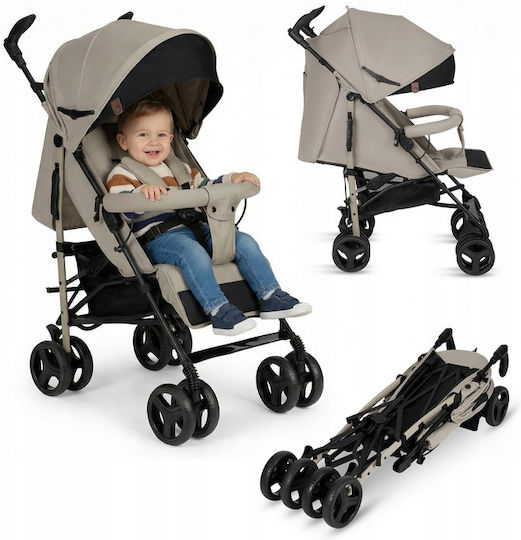 Lionelo Irma Umbrella Stroller Suitable for Newborn Beige Sand
