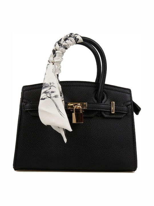 Silia D Women's Black Satchel Bag
