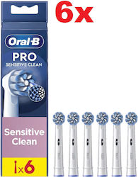 Oral-B Sensitive Clean Replacement Heads for 6 ...