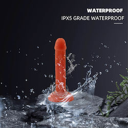 Ρεαλιστικό Dildo με Βεντούζα Καφέ 23cm