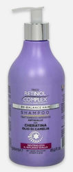 Retinol Complex Anti-yellowing Shampoo Keratin Camellia Oil 500 Ml