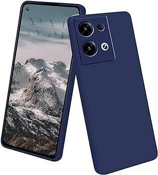 Silicone Back Cover Navy Blue Oppo Reno8