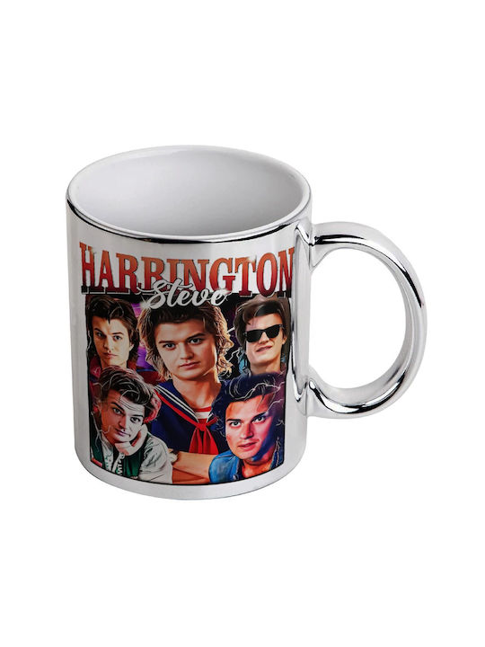 Koupakoupa Steve Harrington Κούπα Κεραμική Ασημ...