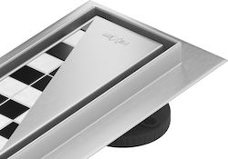 Mexen Flach 360° M13 2-in-1 Drehbarer Linear Bodenablauf 50 Cm Inox 1010050-40 Mexen Flach 360° M13 2-in-1 Drehbarer Linear Bodenablauf 50 Cm Inox 1010050-40