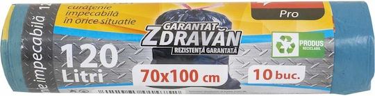 Σακούλες Απορριμάτων Χωρητικότητας 120lt με Κορδόνι 10τμχ
