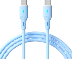 USB Typ-C Kabel 1m Ak-usb-68 60W Silikon Blau USB Typ-C Kabel 1m Ak-usb-68 60W Silikon Blau