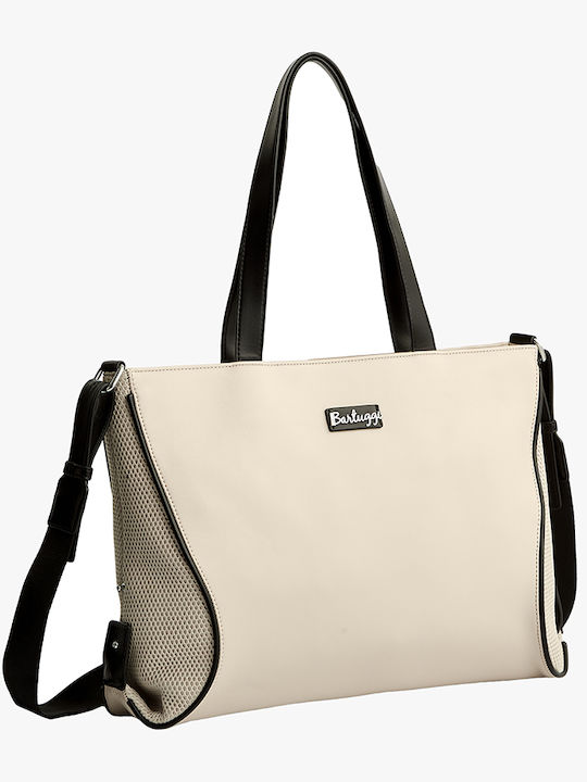 Geantă Dama Shopper De Umar Bej