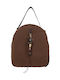 Gestrickte Damen Handtasche Rucksack Braune