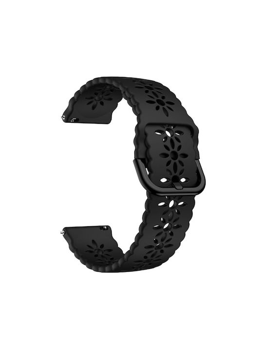 Λουράκι Μαύρο (Galaxy Watch (46mm) / Gear S3Xiaomi Watch 2 Pro / Watch S3Garmin Venu 4 45mmHuawei Watch GT/GT Pro 2/3/4/5 / Ultimate 46mmHonor Magic Watch 2Amazfit T-Rex 3 Pro 48mmRealme Watch 5)