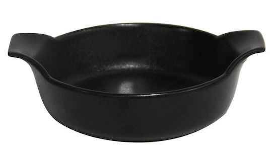 Raki Black Διακοσμητικό Μπωλ Κεραμικό Μαύρο 15x5.5cm