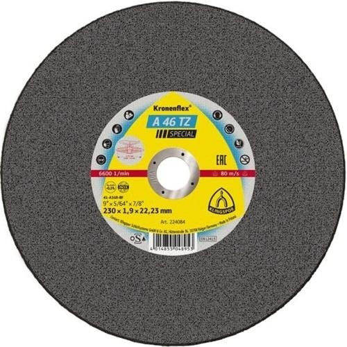 Disc De Tăiere Special Din Oțel Inoxidabil 230x1.9x22 Mm Klingspor D1328321