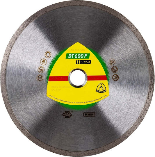 Klingspor Dt 600 F Supra Disc De Tăiere Cu Diamant 230x22.23mm Ext 325372