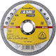Disc De Tăiere Din Oțel Inoxidabil Pentru Metal Klingspor A 346 Extra 125 X 1.6 X 22.23 Mm Ext 340938