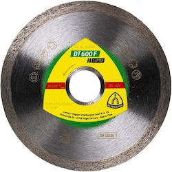 Klingspor Dt 600 F Supra Diamond Cutting Disc 125x22.23mm Ext 325369