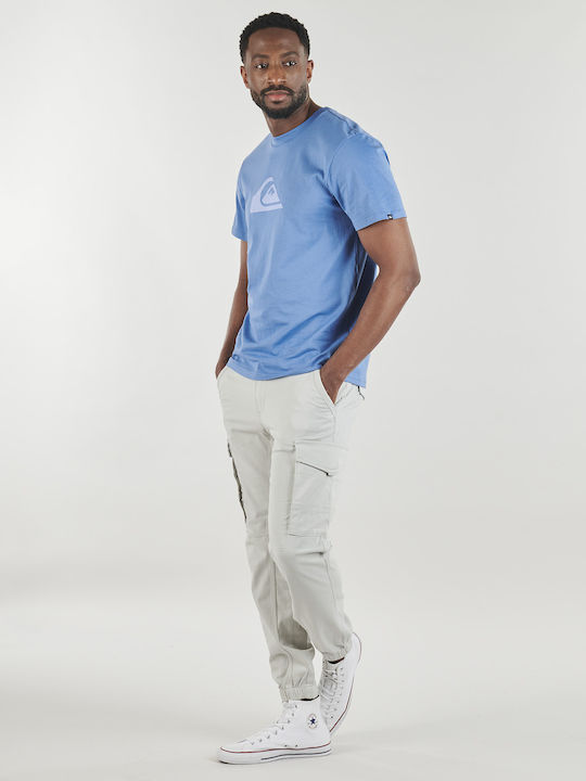 Quiksilver Comp Logo T-shirt Μπλε