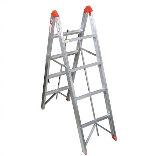 Aluminium Klappleiter 4 Stufen Max 150kg Zts 8079