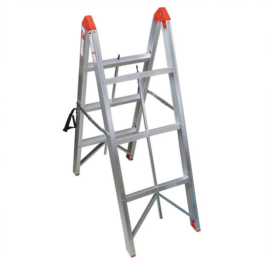 Aluminum Folding Ladder 3 Steps Max 150kg Zts 8078