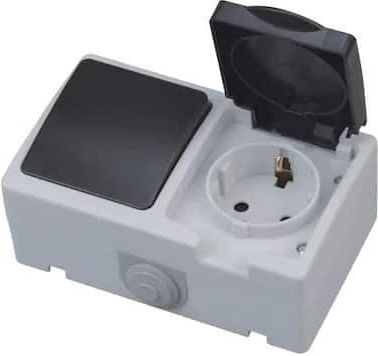 Horoz Atom Socket Switch Module 10a 250v Ip54 Ext 112-100-0003