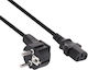 Pc Power Cable Cee 7/7 Iec C13 Ak-pc-01s Cu 3x1.5mm² 1.5m