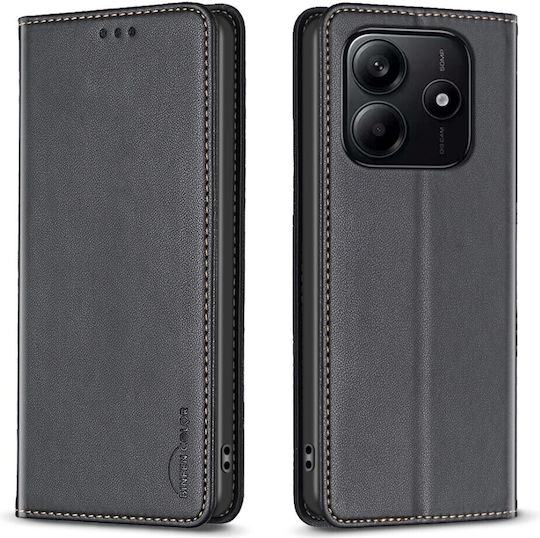 Binfen Wallet Δερμάτινο Μαύρο (Redmi Note 14 5G)