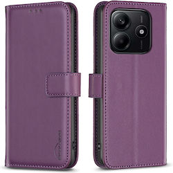 Binfen Series 12 Wallet Δερμάτινο Μωβ (Redmi No...