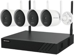 Hikvision Σύστημα Παρακολούθησης NK844WBH 4 Ασύρματων Καμερών IP 4MP Hikvision Σύστημα Παρακολούθησης NK844WBH 4 Ασύρματων Καμερών IP 4MP