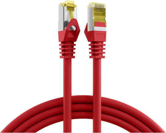 EFB S/FTP Cat.6a (Gigabit) Cablu De Rețea Ethernet 0.15m Roșu