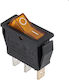 Rocker Switch Medium 3p Indicator On-off 16a/250v Yellow