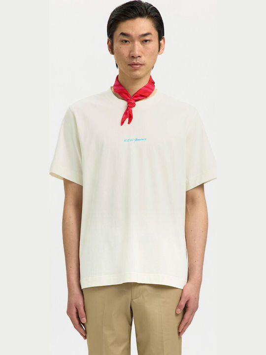 Selected T-shirt Ecru 16100454