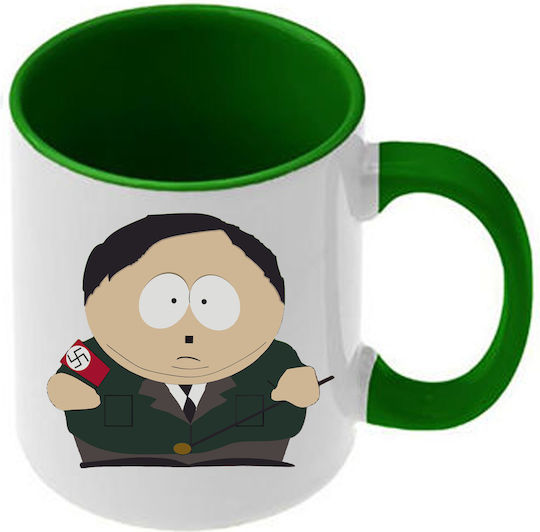 Κούπα South Park Σκούρα Πράσινη Λαβή Εσωτερικό