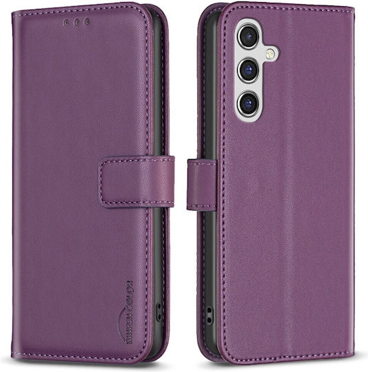Binfen Seria 12 Wallet Piele Violet Galaxy A56