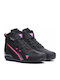 Dainese Herian Air Women's Motorcycle Leather Low Boots Black/Fluo Pink