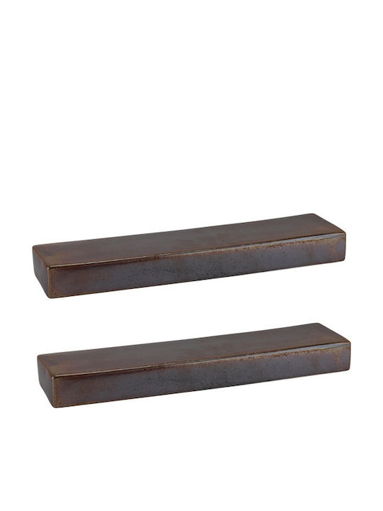 Raki Nyx Serving Platters Wooden 33x10x4cm 2 Pieces
