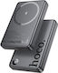 Hoco Q34 MagSafe Външна батерия 10000mAh 20W с USB-C порт Power Delivery / Quick Charge Металически сив