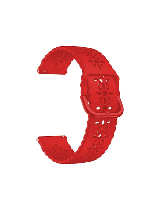 Tragbares Band Rot (Galaxy Watch (46mm) / Gear S3 Xiaomi Watch 2 Pro / Watch S3 Garmin Venu 4 45mm Huawei Watch GT/GT Pro 2/3/4/5 / Ultimate 46mm Honor Magic Watch 2 Amazfit T-Rex 3 Pro 48 mm Realme Watch 5) Tragbares Band Rot (Galaxy Watch (46mm) / Gear S3 Xiaomi Watch 2 Pro / Watch S3 Garmin Venu 4 45mm Huawei Watch GT/GT Pro 2/3/4/5 / Ultimate 46mm Honor Magic Watch 2 Amazfit T-Rex 3 Pro 48 mm Realme Watch 5)