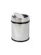 Foxmag24 Mülleimer aus Inox in Grau 11lt