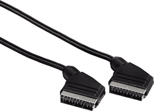 Καλώδιο Scart male - Scart male 3m Μαύρο 10606-004