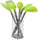 Cooking Utensil Set Made of Silicone With Stand 5 Pieces