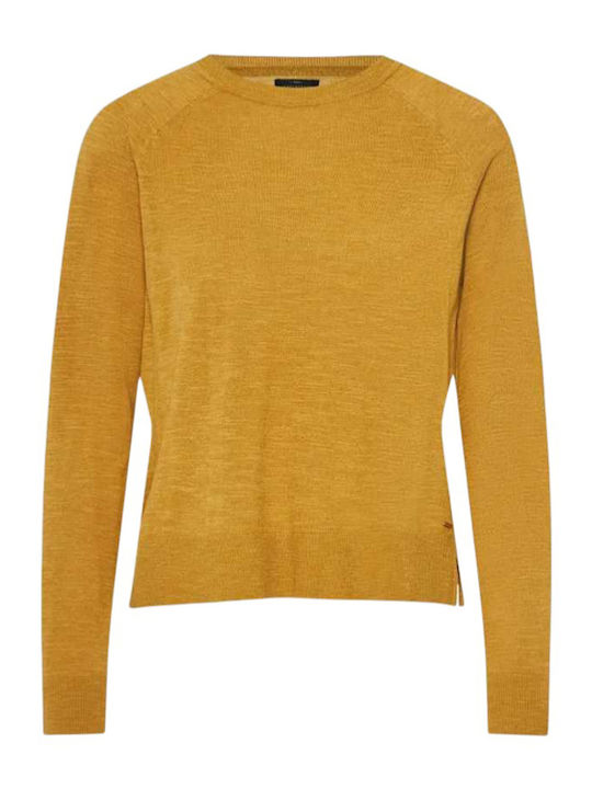 Funky Buddha Women's Cotton Sweater Honey Musta...