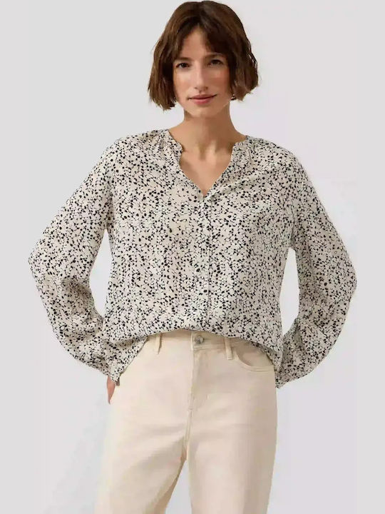s.Oliver Damen Bluse Beige