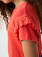 Kids Short-Sleeved Shirt Orange