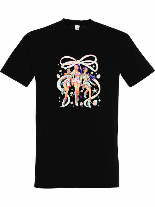 kirikoko Παιδικό T-shirt Black Coquette Bow Kpo...
