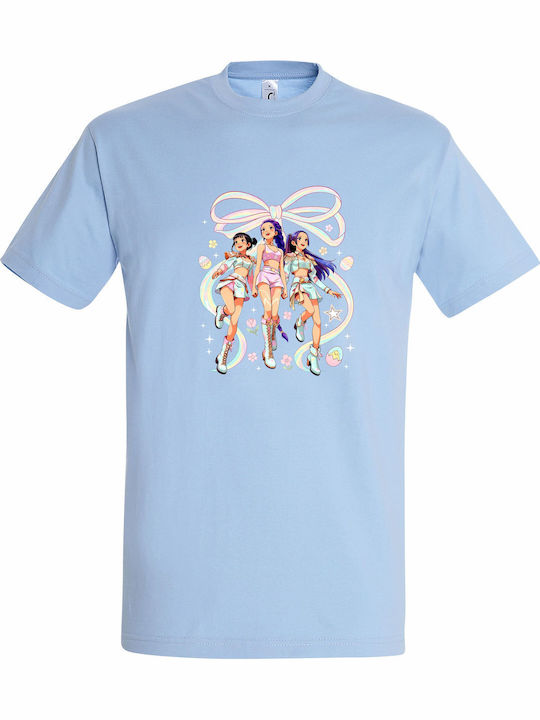 kirikoko Παιδικό T-shirt Sky Blue Coquette Bow ...